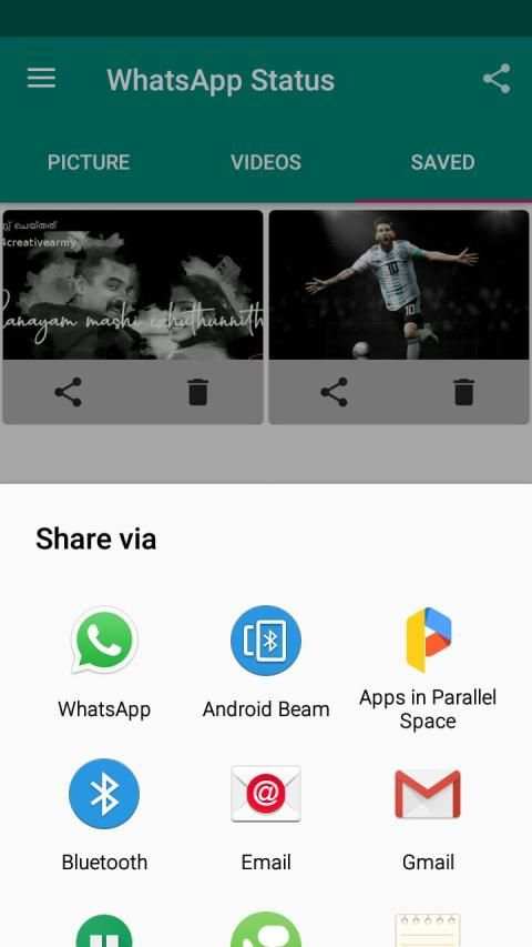 Status Downloader - Saver for Whatsapp स्क्रीनशॉट 1
