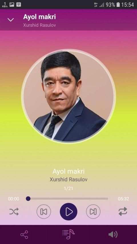 Xurshid Rasulov qo'shiqlari screenshot 1