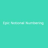 EPIC-Notional Numbering