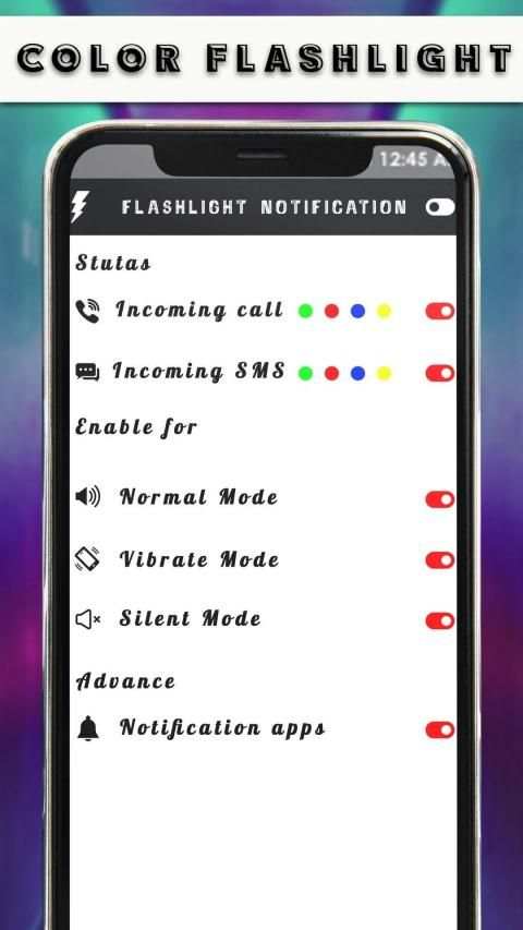 Color Flashlight - Color screen flashlight screenshot 2