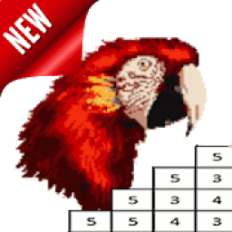 Birds Pixel Art - Birds Color by Number आइकन