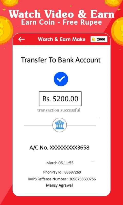 Money Maker - Watch Video & Earn Money स्क्रीनशॉट 1
