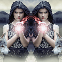 Mirror Photo Editor: Mirror Image Reflection Pro आइकन
