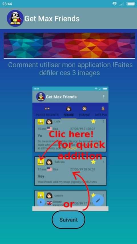 Get Max Friends - Make Snapchat friends screenshot 14