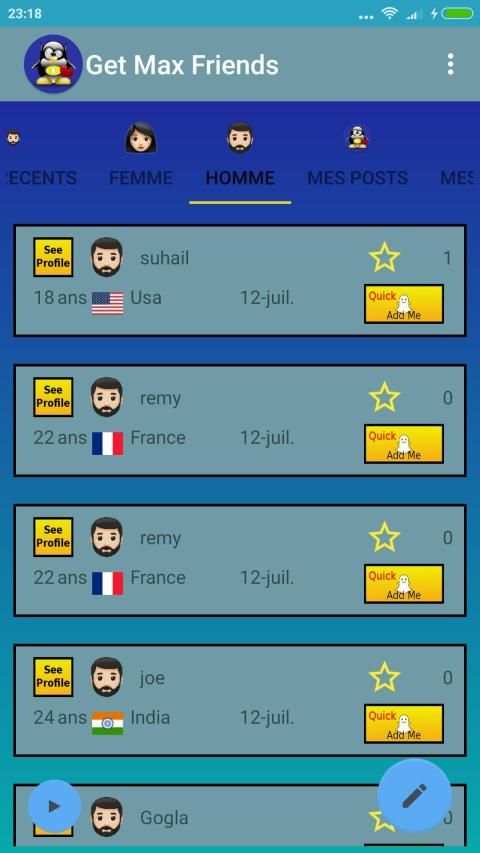 Get Max Friends - Make Snapchat friends screenshot 15