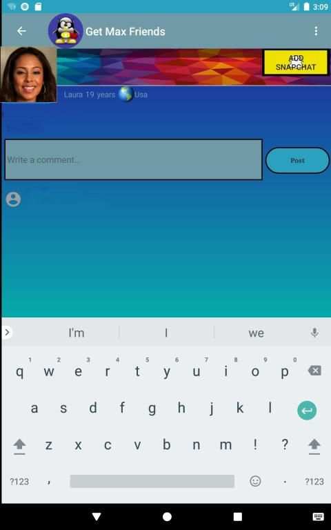 Get Max Friends - Make Snapchat friends screenshot 1