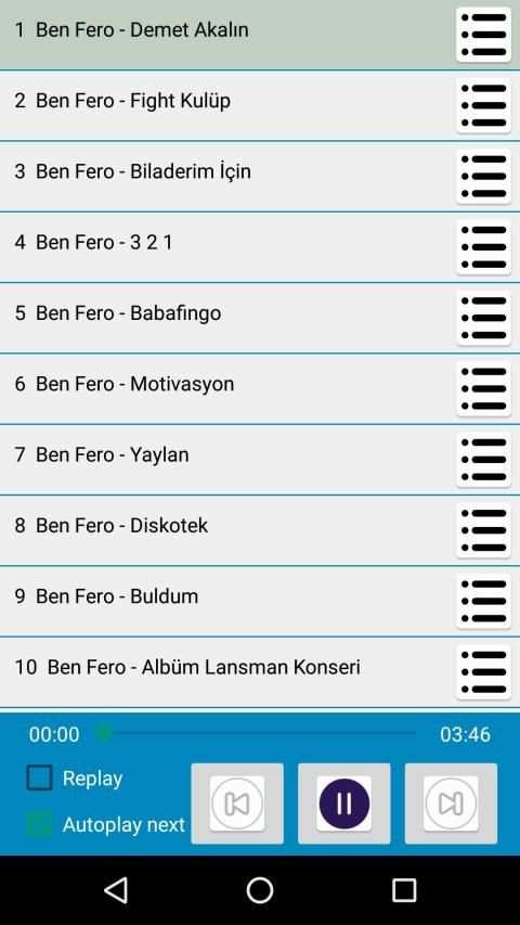 B-e-n F-e-r-o Sarkilari internetsiz screenshot 2