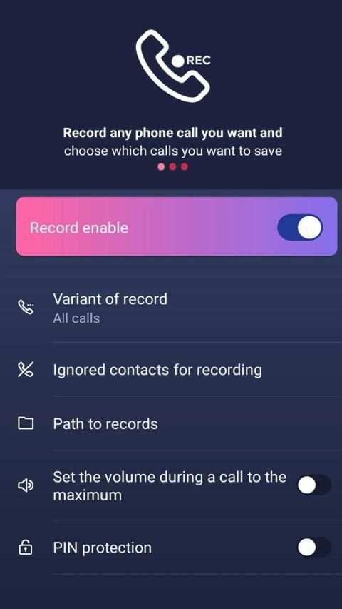 Auto Call Record Voice Pro screenshot 6