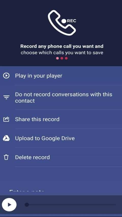 Auto Call Record Voice Pro screenshot 1