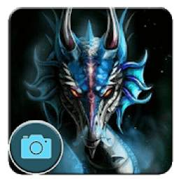 Blue Neon Smoke Dragon Theme 1.1.2