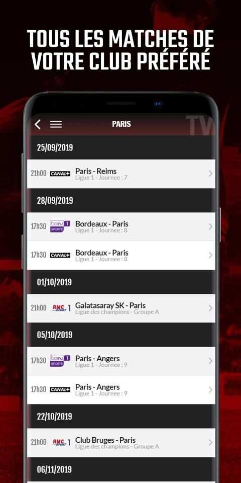 Programme télé FOOT screenshot 3