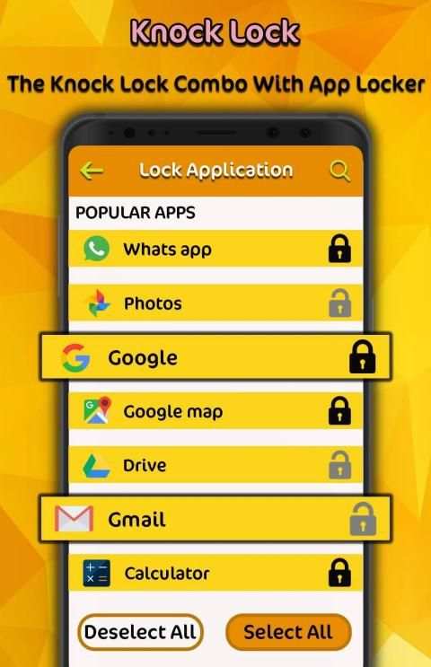 Knock Lock Screen screenshot 3