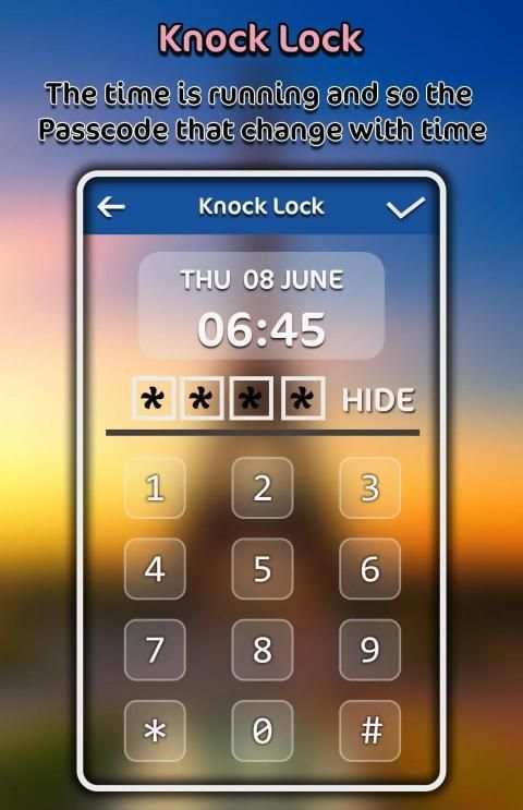 Knock Lock Screen स्क्रीनशॉट 1