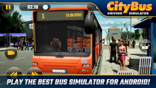 City Bus Driving Simulator screenshot 1