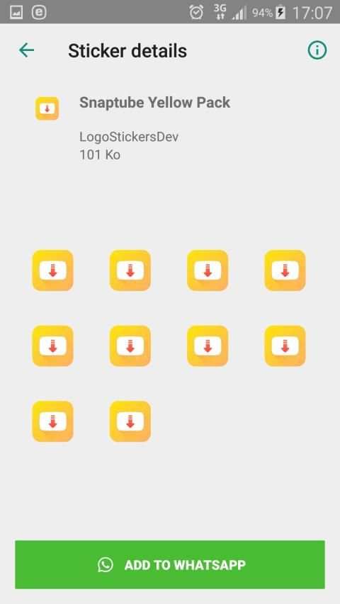 Snaptubé Colors Stickers For WhatsApp screenshot 6