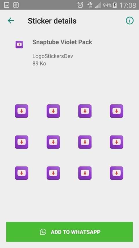 Snaptubé Colors Stickers For WhatsApp screenshot 2