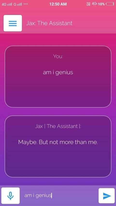 Ultimate Assistant | Jax: Artificial Intelligence स्क्रीनशॉट 3