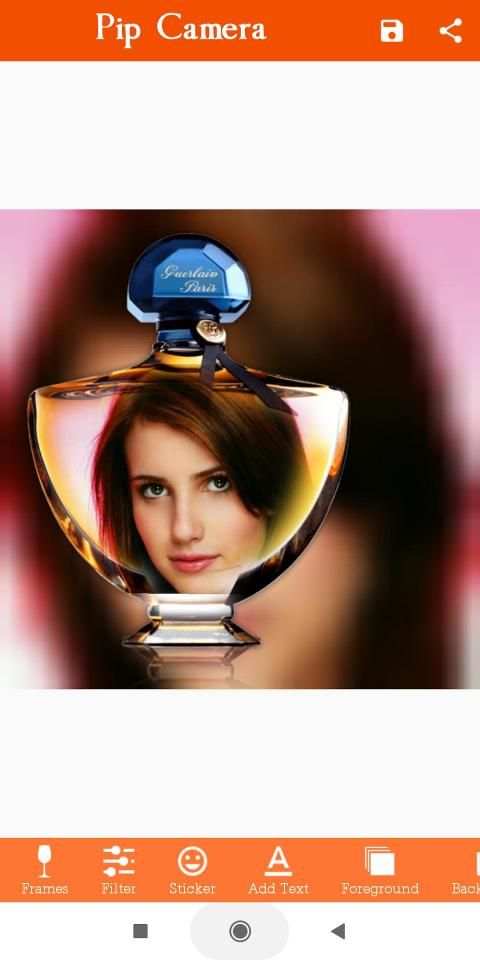 Photo Frame Holding effects mirror screenshot 7