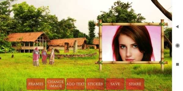 Photo Frame Holding effects mirror screenshot 6
