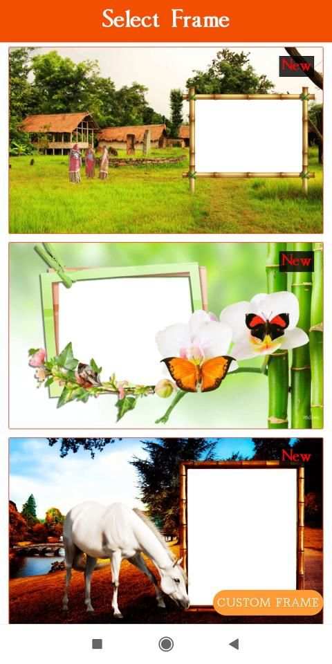 Photo Frame Holding effects mirror screenshot 3