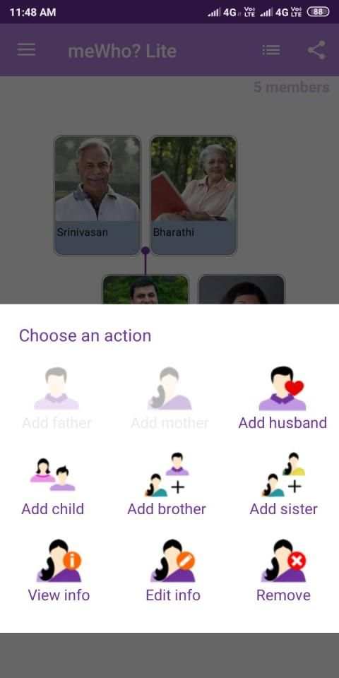 Family Tree Creator - meWho? Lite screenshot 2