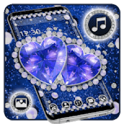 Blue Diamond Luxury Theme आइकन