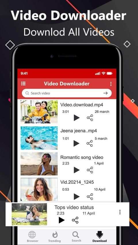 Free video downloader app - save from net screenshot 1