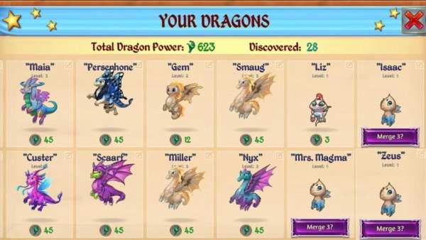 Merge Legend Dragons screenshot 4