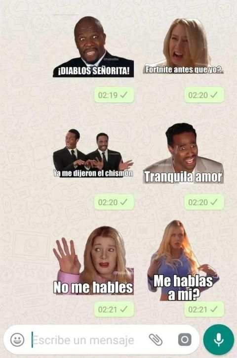 ¿Dónde están las rubias? Stickers para WhatsApp screenshot 1