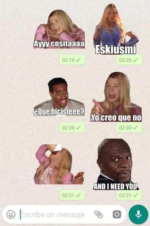 ¿Dónde están las rubias? Stickers para WhatsApp screenshot 2