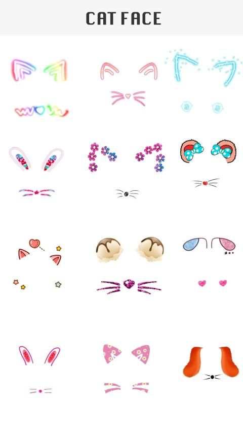 Cat Face Camera: Photo Effects Editor स्क्रीनशॉट 3