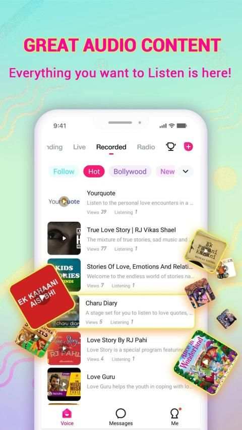 PiE - Audiobooks, Stories, Free Voice Chat & Radio screenshot 6