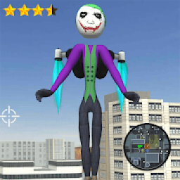 ikon Joker Stickman jetpack Crime Simulator