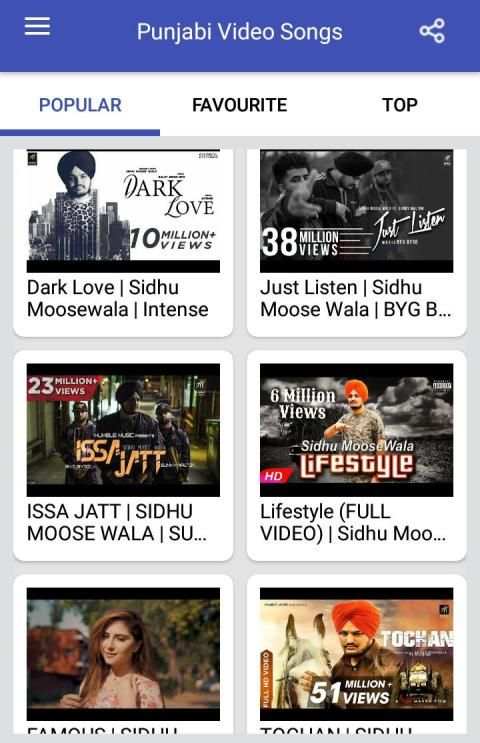 Punjabi Songs - Punjabi Video Songs स्क्रीनशॉट 2
