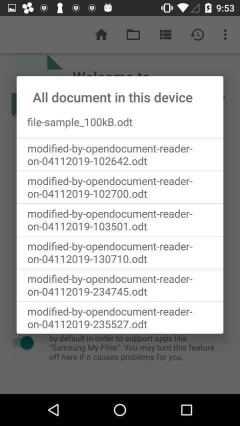 OpenOffice - LibreOffice - OpenDocument Reader स्क्रीनशॉट 3