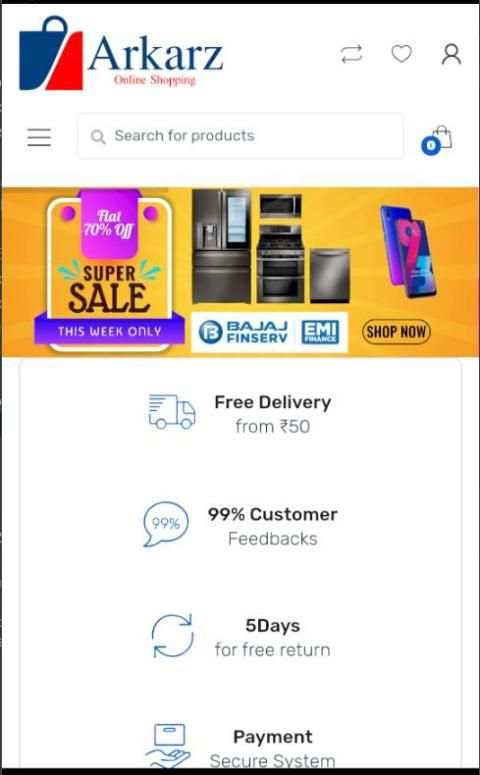 Arkarz - Online Shopping screenshot 3