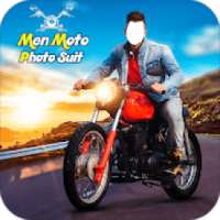 Men Moto Photo Suit: Stylish Bike Photo on 9Apps