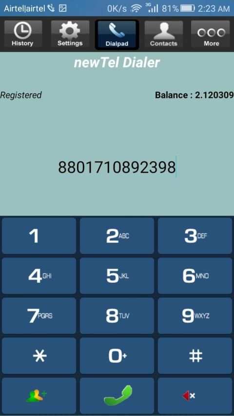 newTel Plus स्क्रीनशॉट 4