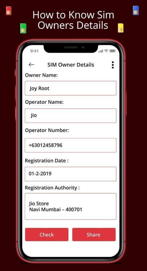 How to Know SIM Owner Details & Sim Details screenshot 2
