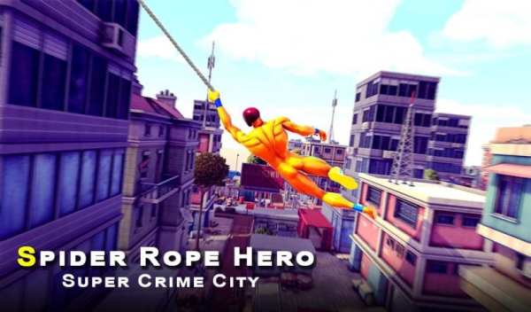 Spider Amazing Rope Crime Hero: Super Crime City स्क्रीनशॉट 2