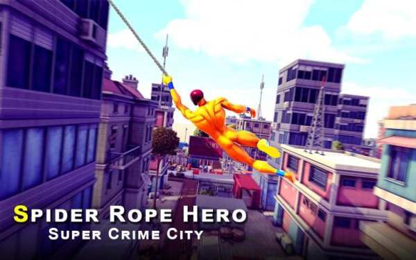 Spider Amazing Rope Crime Hero: Super Crime City स्क्रीनशॉट 5
