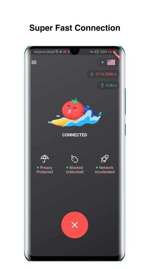 VPN Tomato - Free VPN Unlimited Unblock Wifi Proxy screenshot 4