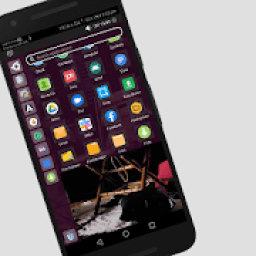 UbX Launcher - Ubuntu styled 2019 Launcher أيقونة