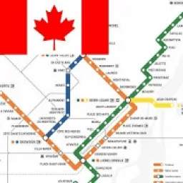 Montreal STM Metro Map Offline