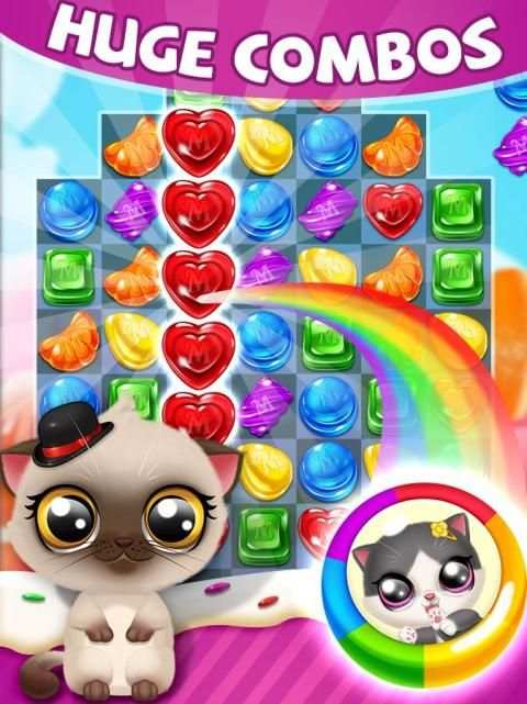 Cat Match Crush स्क्रीनशॉट 2