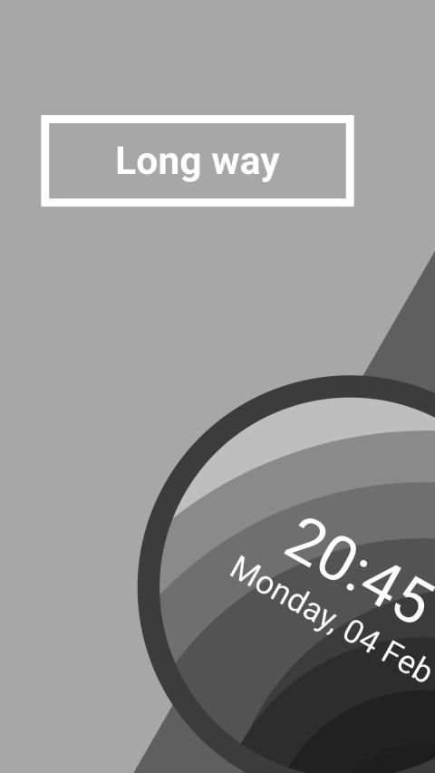 Long Way Watch Face for Wear OS screenshot 3