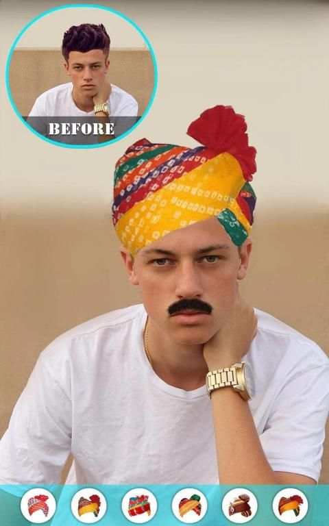 Rajasthani Turban Photo Editor 10 تصوير الشاشة