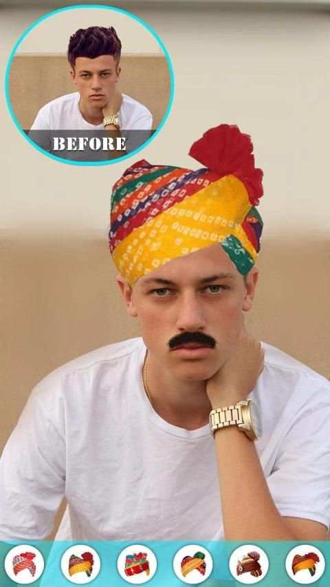 Rajasthani Turban Photo Editor 15 تصوير الشاشة