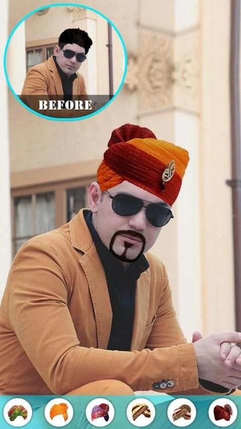 Rajasthani Turban Photo Editor 11 تصوير الشاشة