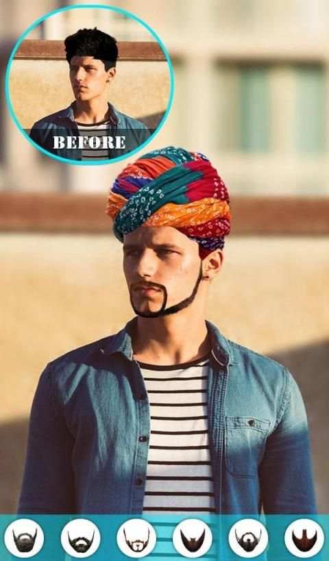 Rajasthani Turban Photo Editor 3 تصوير الشاشة